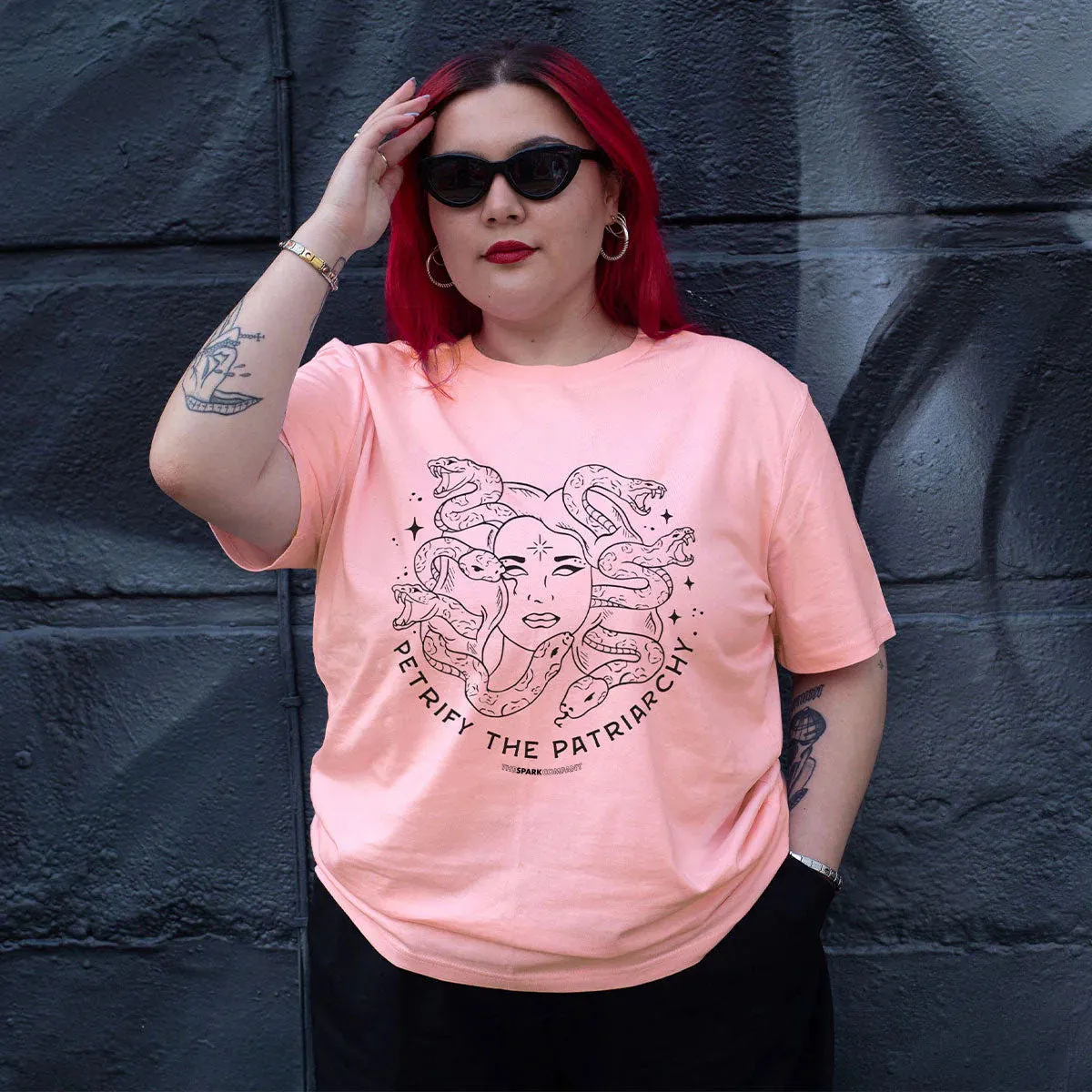 Petrify The Patriarchy T-Shirt sold by The Spark Company product image thumbnail 2