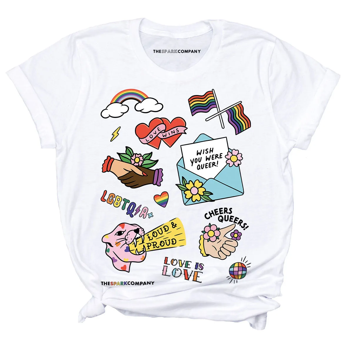 Pride Flash T-Shirt sold by The Spark Company product image thumbnail 2