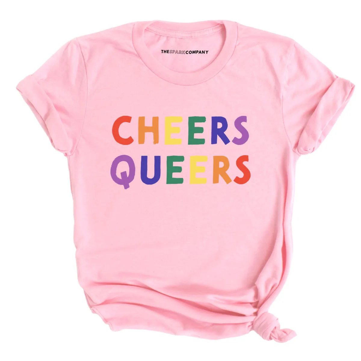 Cheers Queers T-Shirt sold by The Spark Company product image thumbnail 2