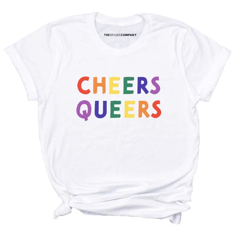 Cheers Queers T-Shirt sold by The Spark Company