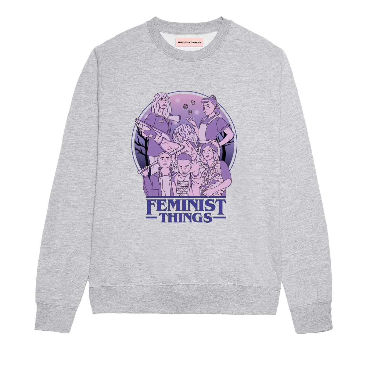 Feminist Things Sweatshirt sold by The Spark Company product image thumbnail 3