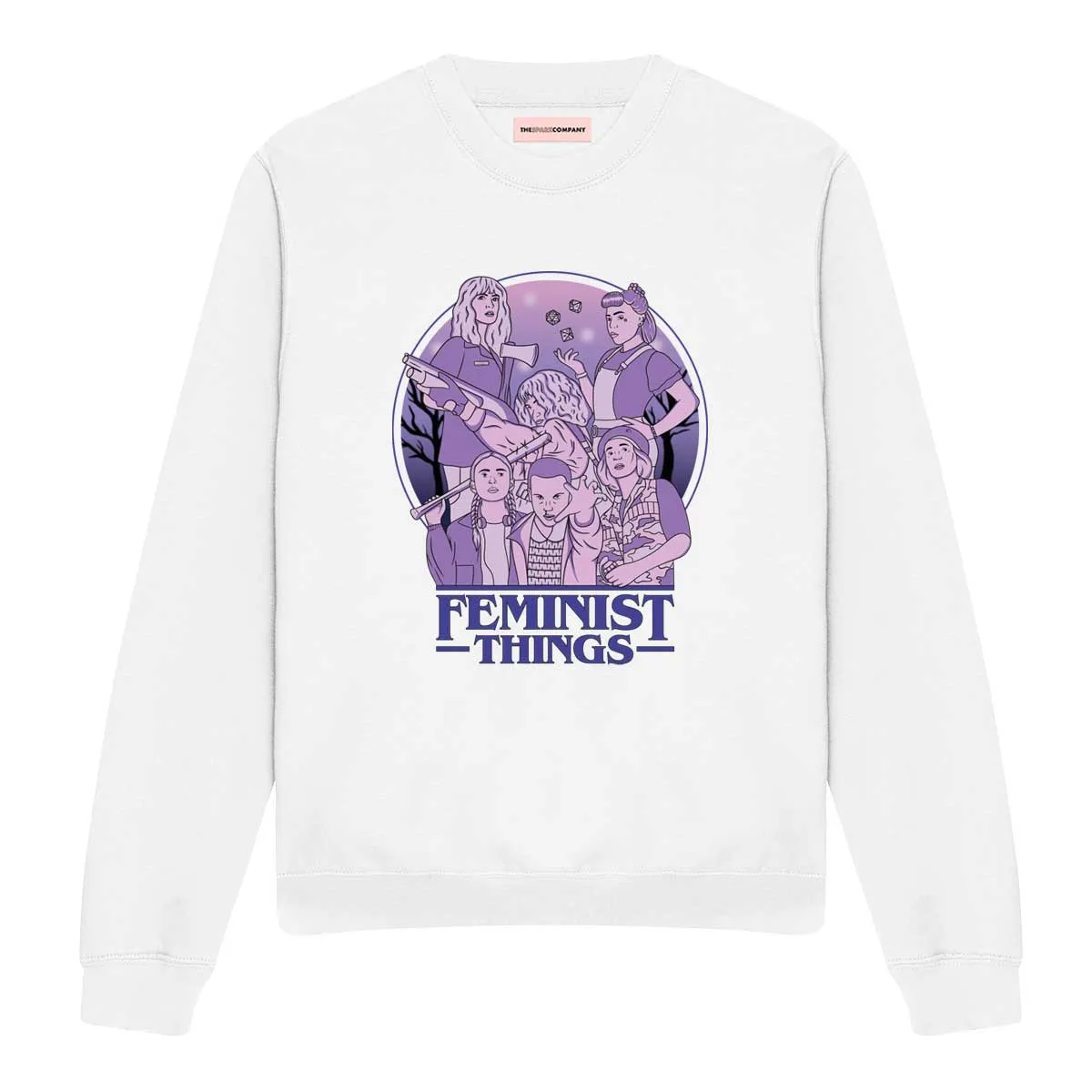 Feminist Things Sweatshirt sold by The Spark Company product image thumbnail 4