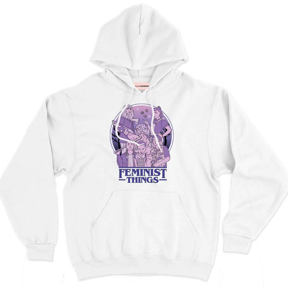 Feminist Things Hoodie sold by The Spark Company product image thumbnail 3
