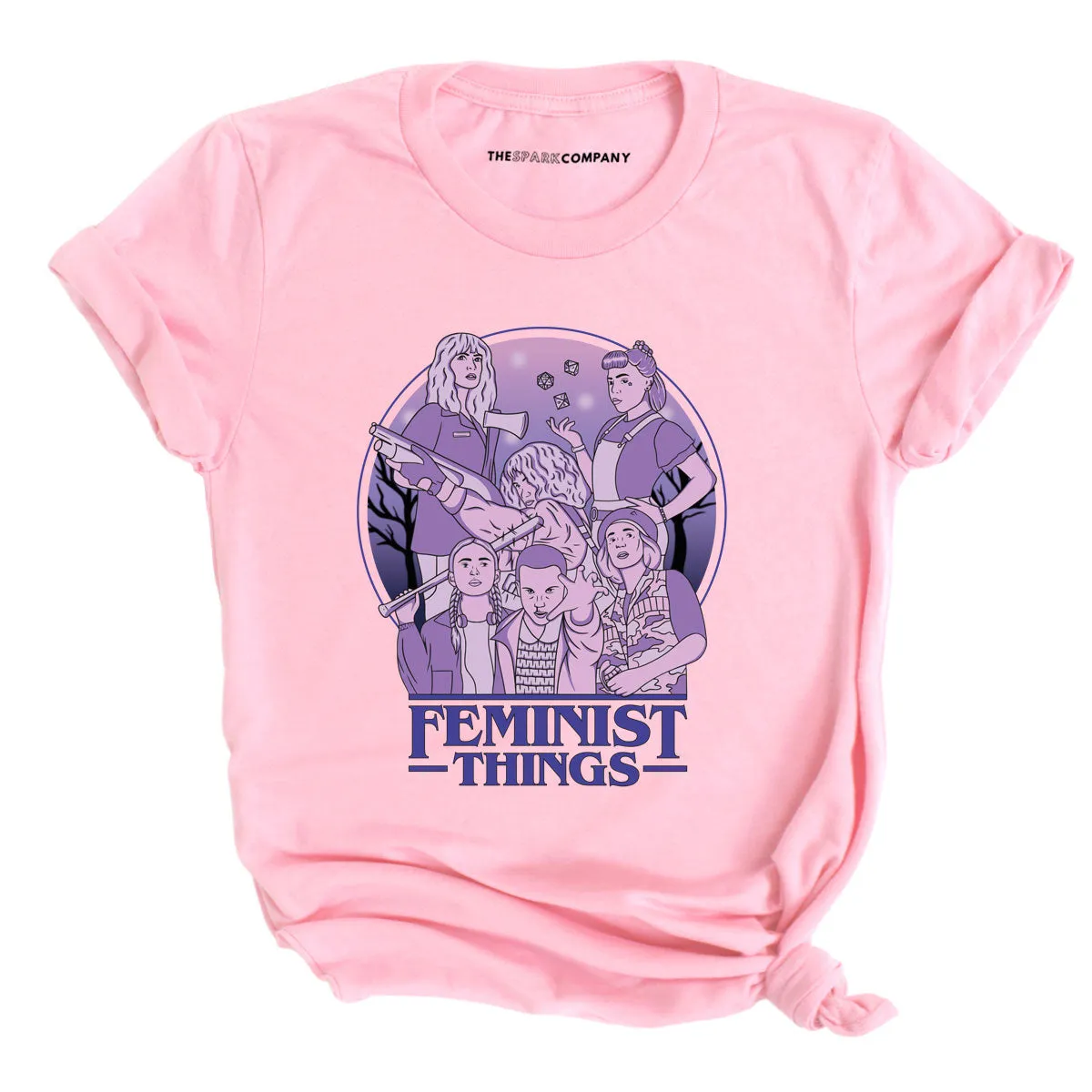 Feminist Things T-Shirt sold by The Spark Company product image thumbnail 4