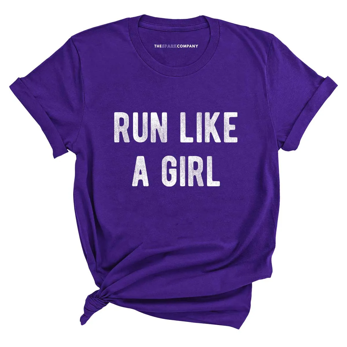 Run Like A Girl T-Shirt sold by The Spark Company product image thumbnail 3