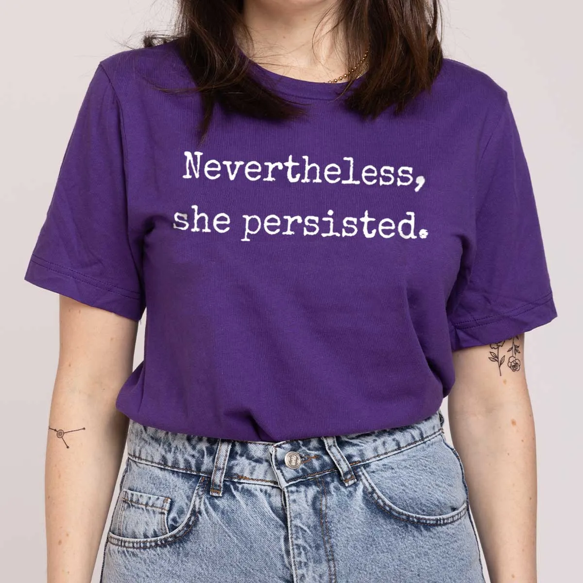 Nevertheless She Persisted T-Shirt sold by The Spark Company product image thumbnail 2
