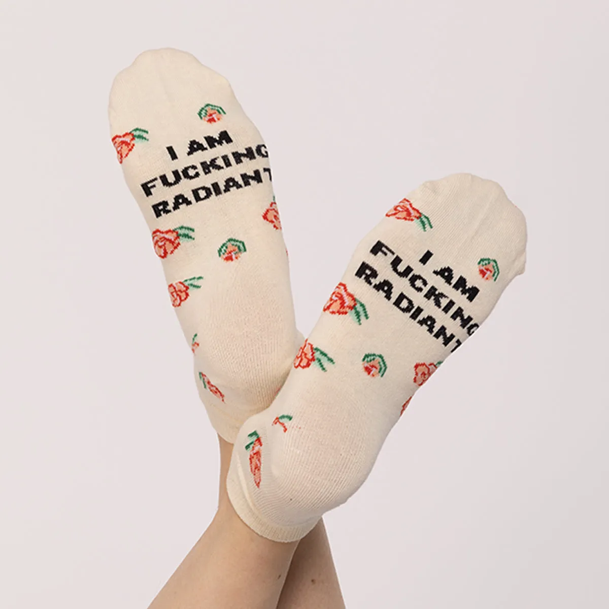I Am F*cking Radiant Socks sold by The Spark Company product image thumbnail 2