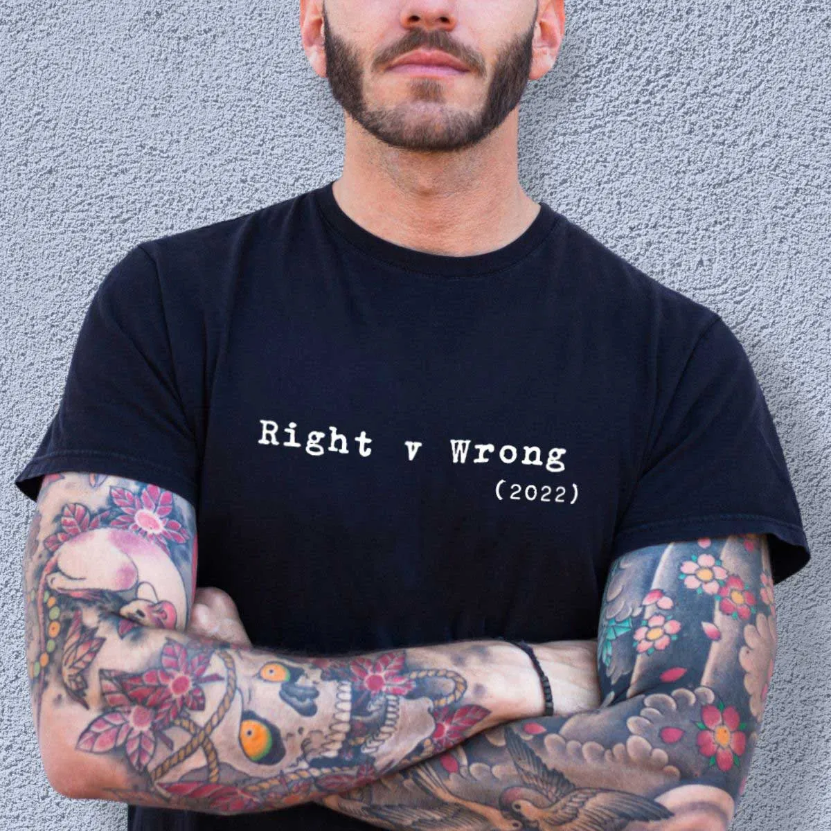 Right v Wrong T-Shirt sold by The Spark Company product image thumbnail 2