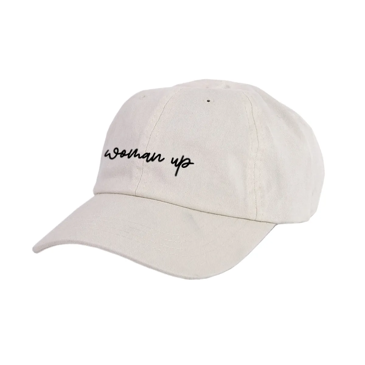 Woman Up Embroidered Mom Cap sold by The Spark Company product image thumbnail 3