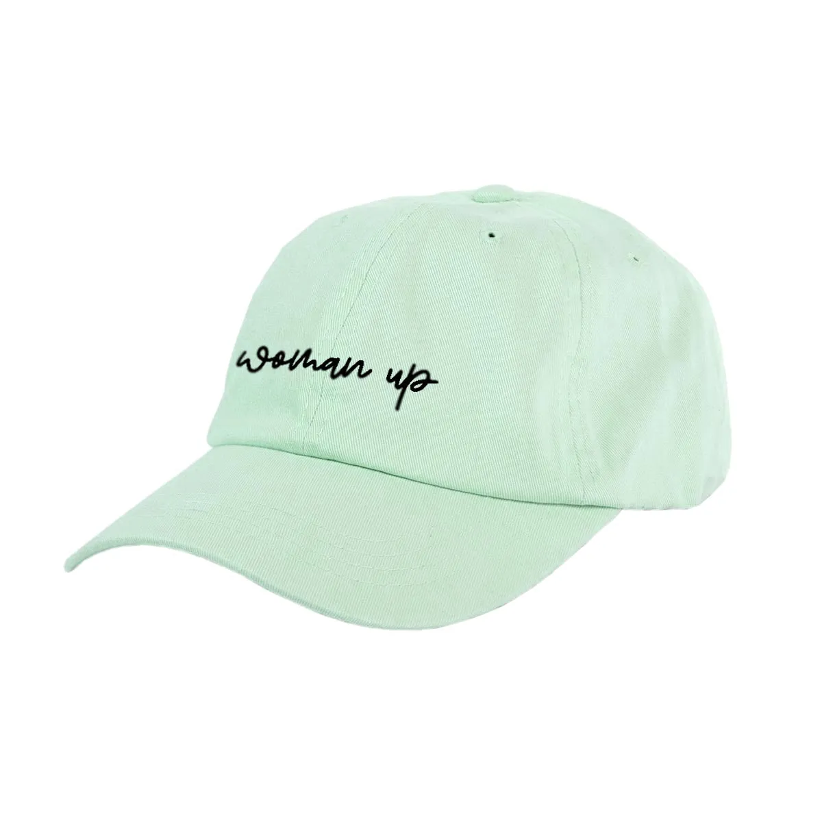 Woman Up Embroidered Mom Cap sold by The Spark Company
