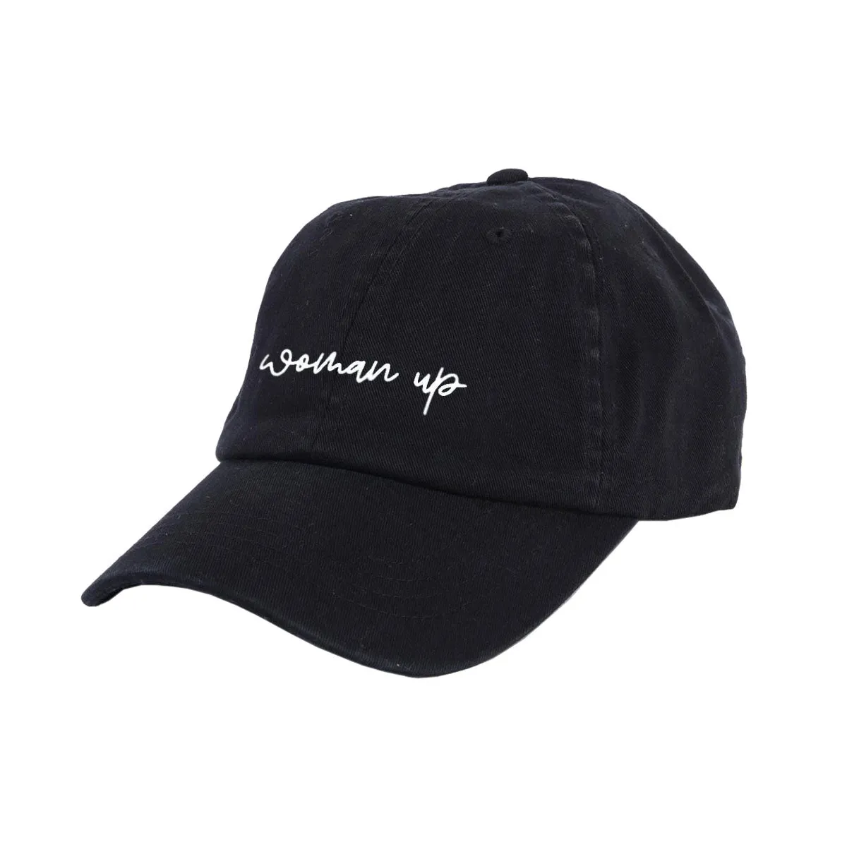 Woman Up Embroidered Mom Cap sold by The Spark Company product image thumbnail 5