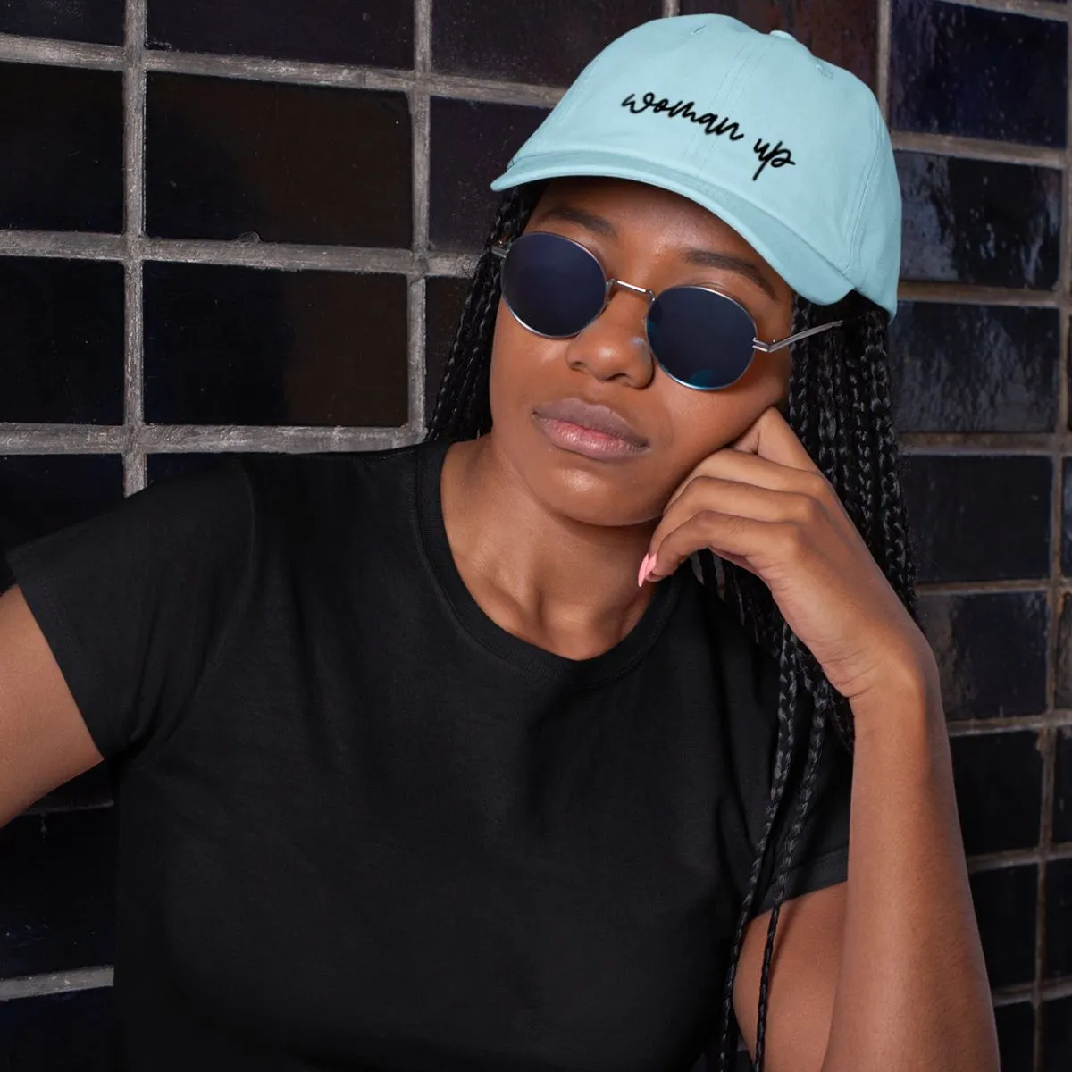 Feminist AF Embroidered Mom Cap sold by The Spark Company product image thumbnail 2