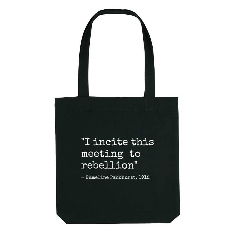 I Incite This Meeting To Rebellion Strong as Hell Tote Bag sold by The Spark Company
