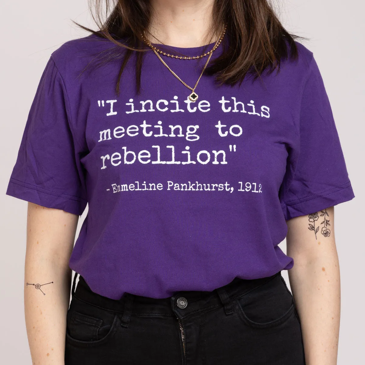 I Incite This Meeting To Rebellion T-Shirt sold by The Spark Company product image thumbnail 2