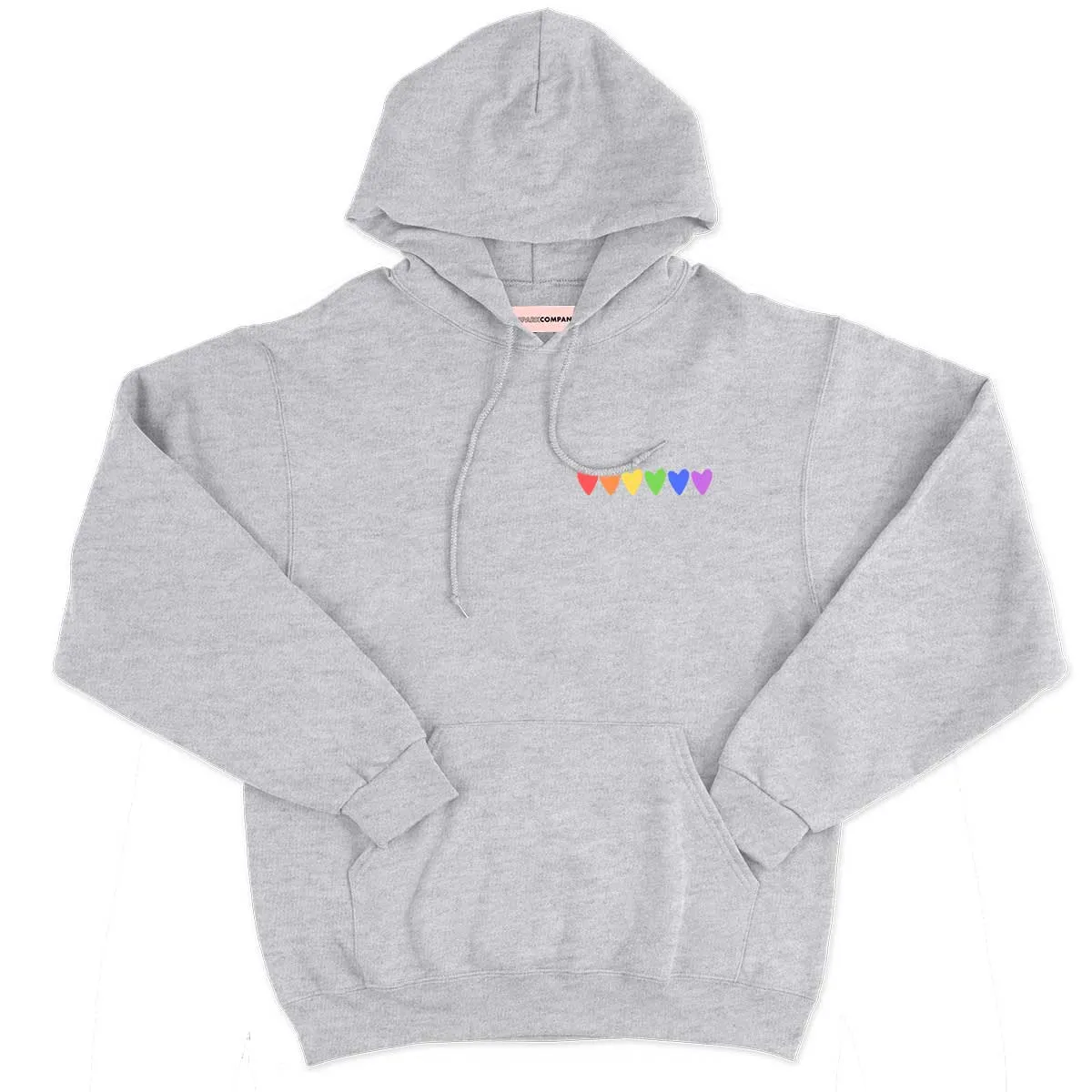 Rainbow Hearts Hoodie sold by The Spark Company product image thumbnail 3