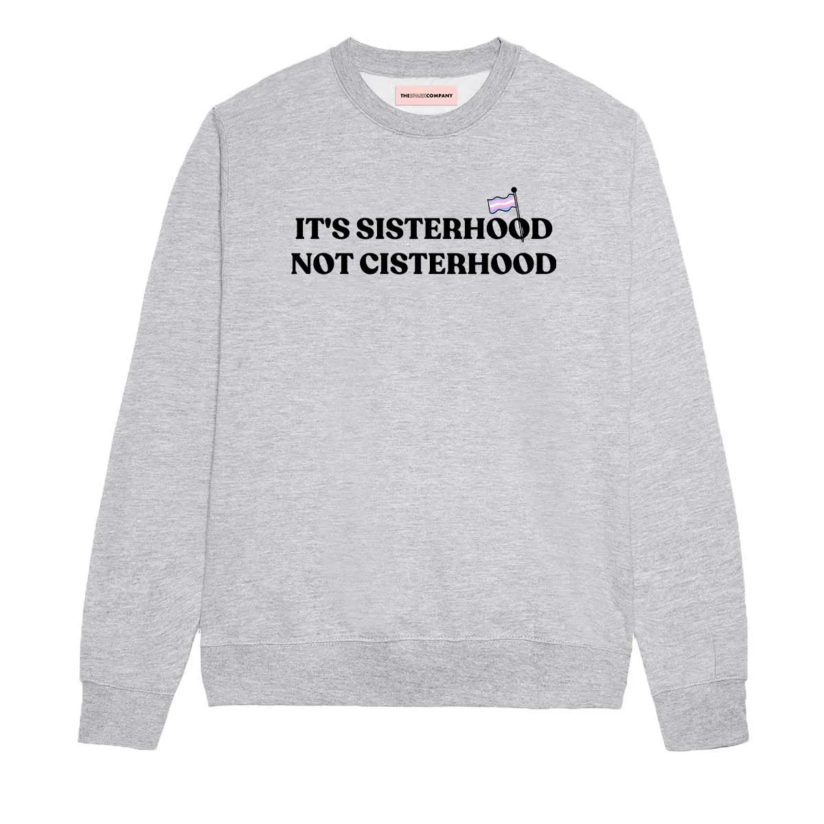 It's Sisterhood Not Cisterhood Sweatshirt sold by The Spark Company product image thumbnail 2
