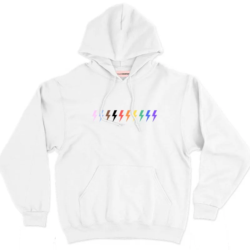 Pride Lightning Hoodie sold by The Spark Company