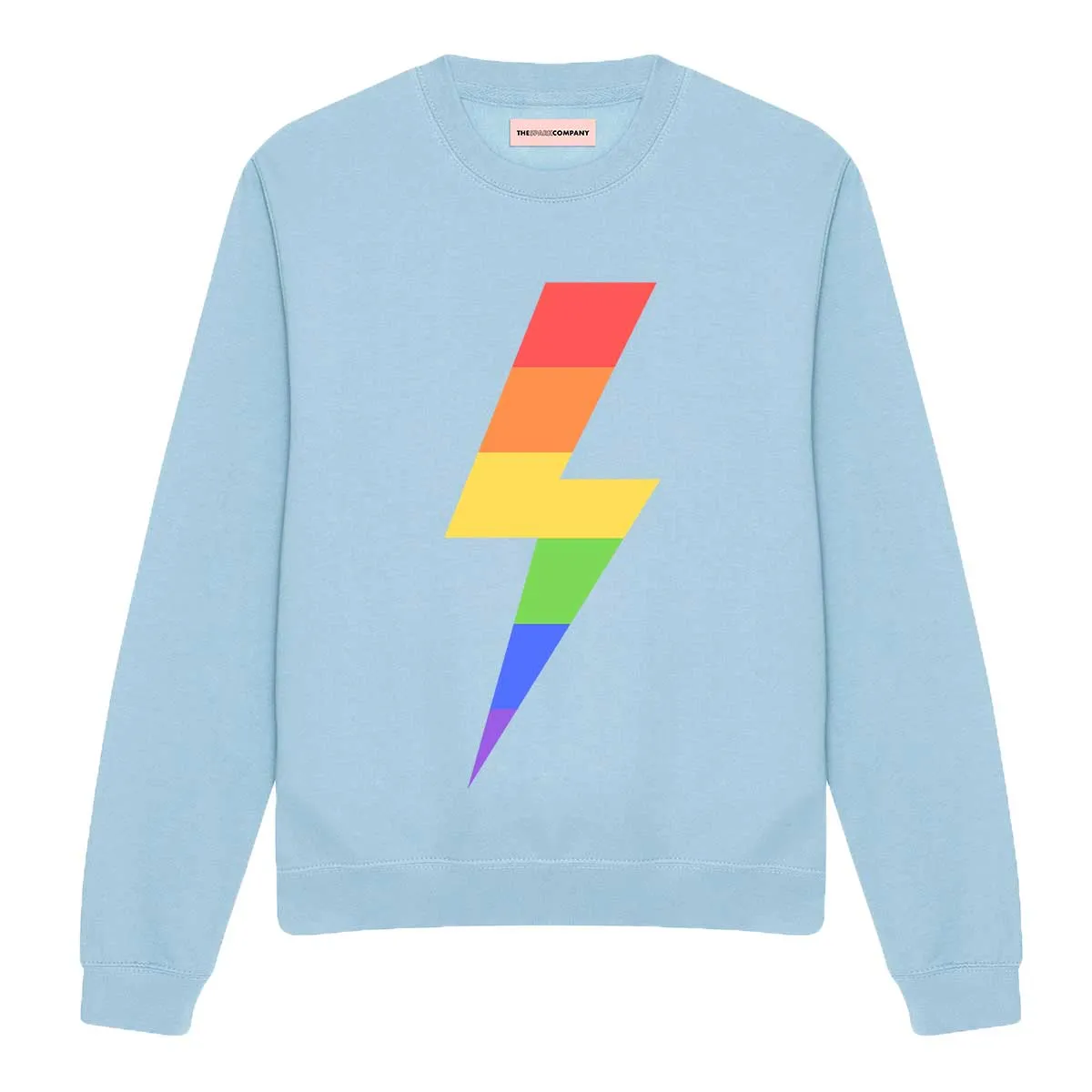 Rainbow Lightning Bolt Sweatshirt sold by The Spark Company product image thumbnail 2