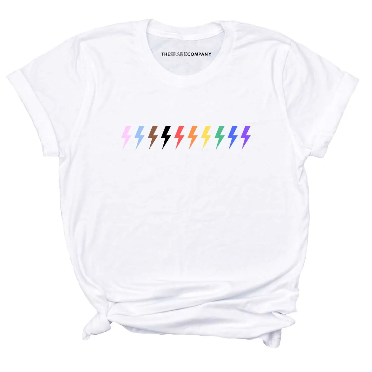 Pride Lightning T-Shirt sold by The Spark Company