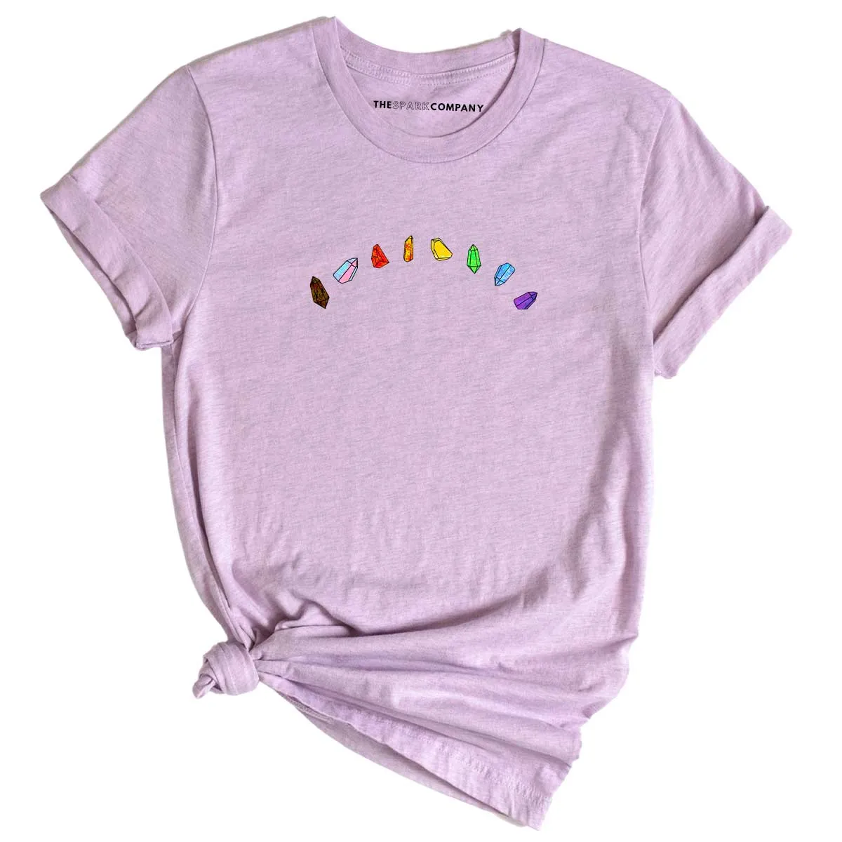 LGBTQ+ Crystals T-Shirt sold by The Spark Company product image thumbnail 4