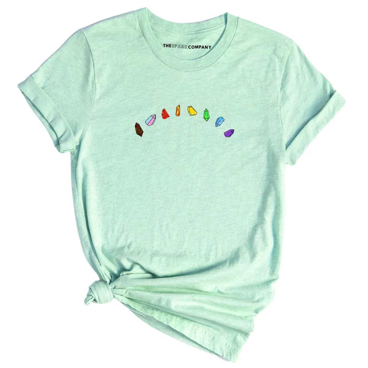 LGBTQ+ Crystals T-Shirt sold by The Spark Company product image thumbnail 5