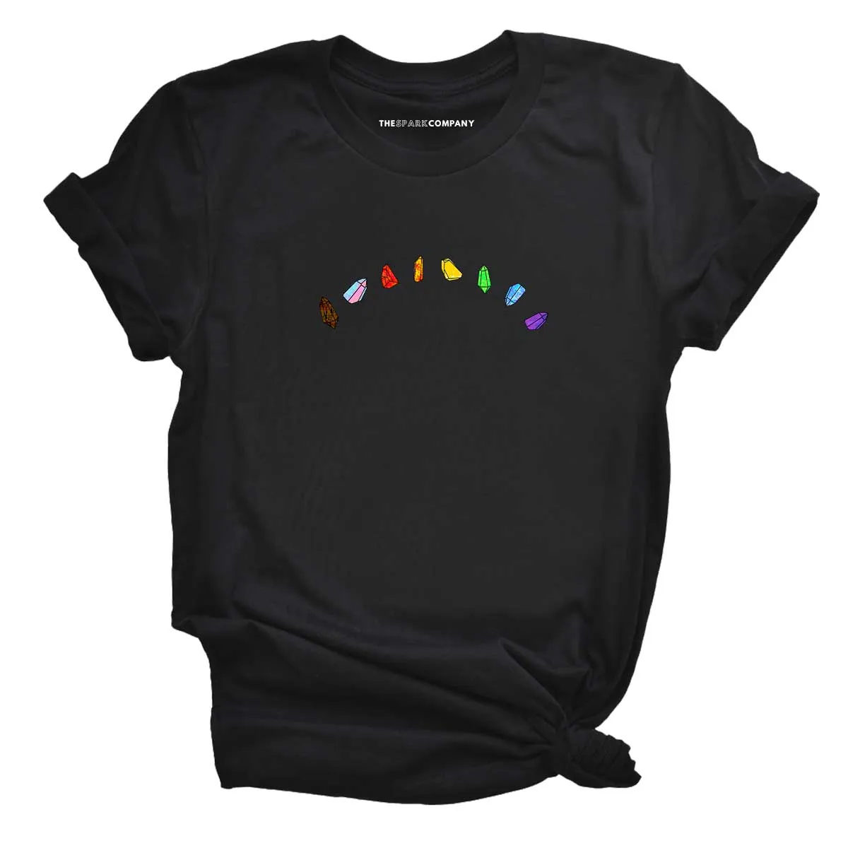 LGBTQ+ Crystals T-Shirt sold by The Spark Company product image thumbnail 3
