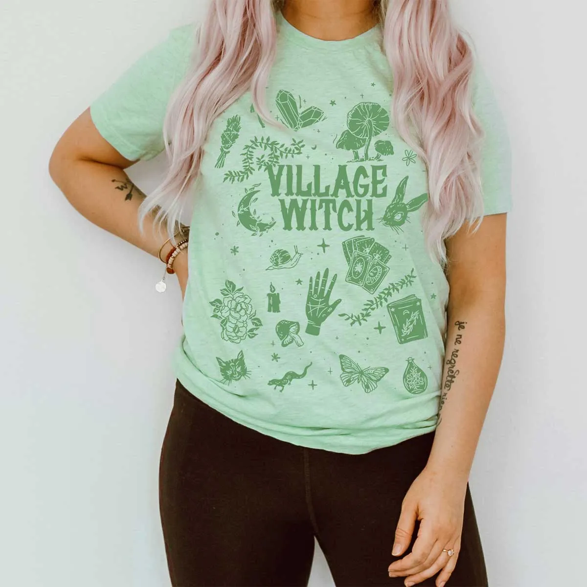 Village Witch T-Shirt sold by The Spark Company product image thumbnail 2