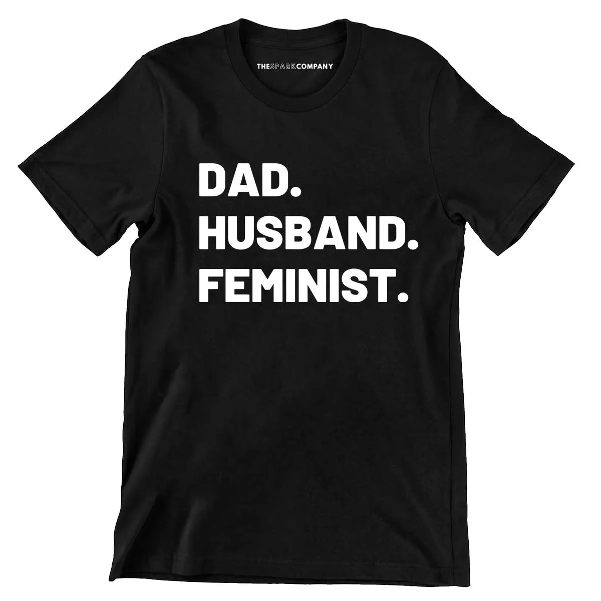 Dad. Husband. Feminist. Men's T-Shirt sold by The Spark Company product image thumbnail 2