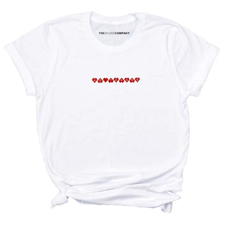No Thanks Embroidered T-Shirt sold by The Spark Company