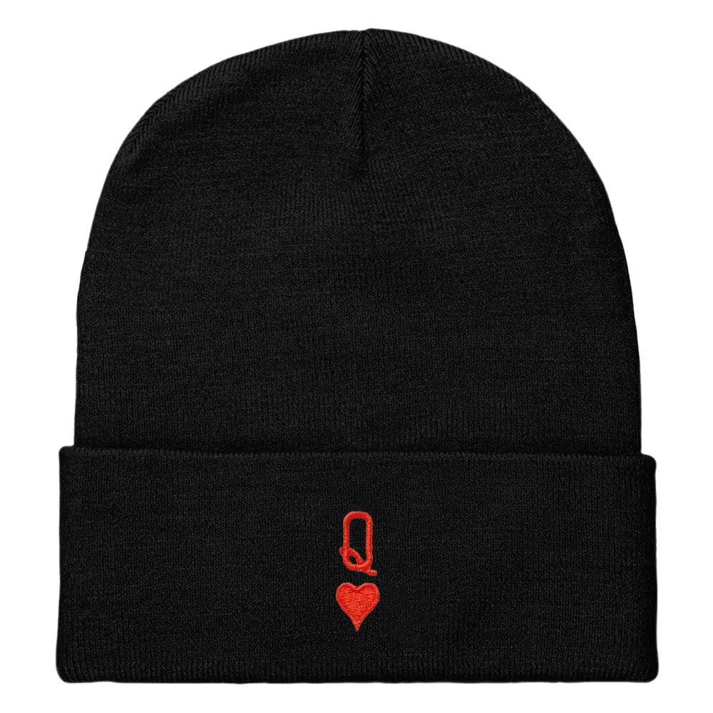 Queen Tiny Embroidery Detail Beanie Hat sold by The Spark Company product image thumbnail 2