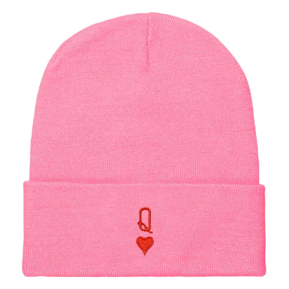 Queen Tiny Embroidery Detail Beanie Hat sold by The Spark Company product image thumbnail 3