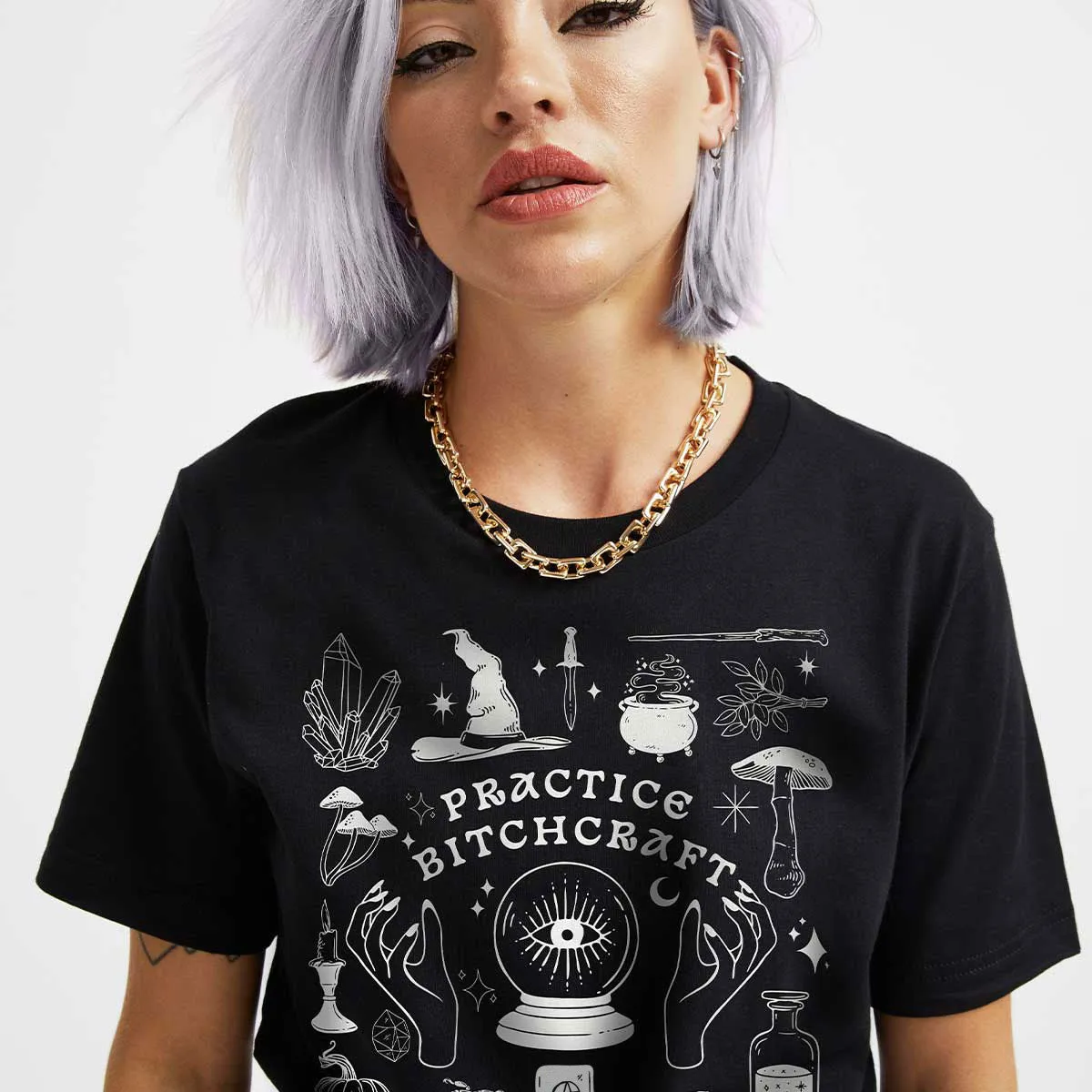 Practice Bitchcraft Halloween T-Shirt sold by The Spark Company product image thumbnail 2