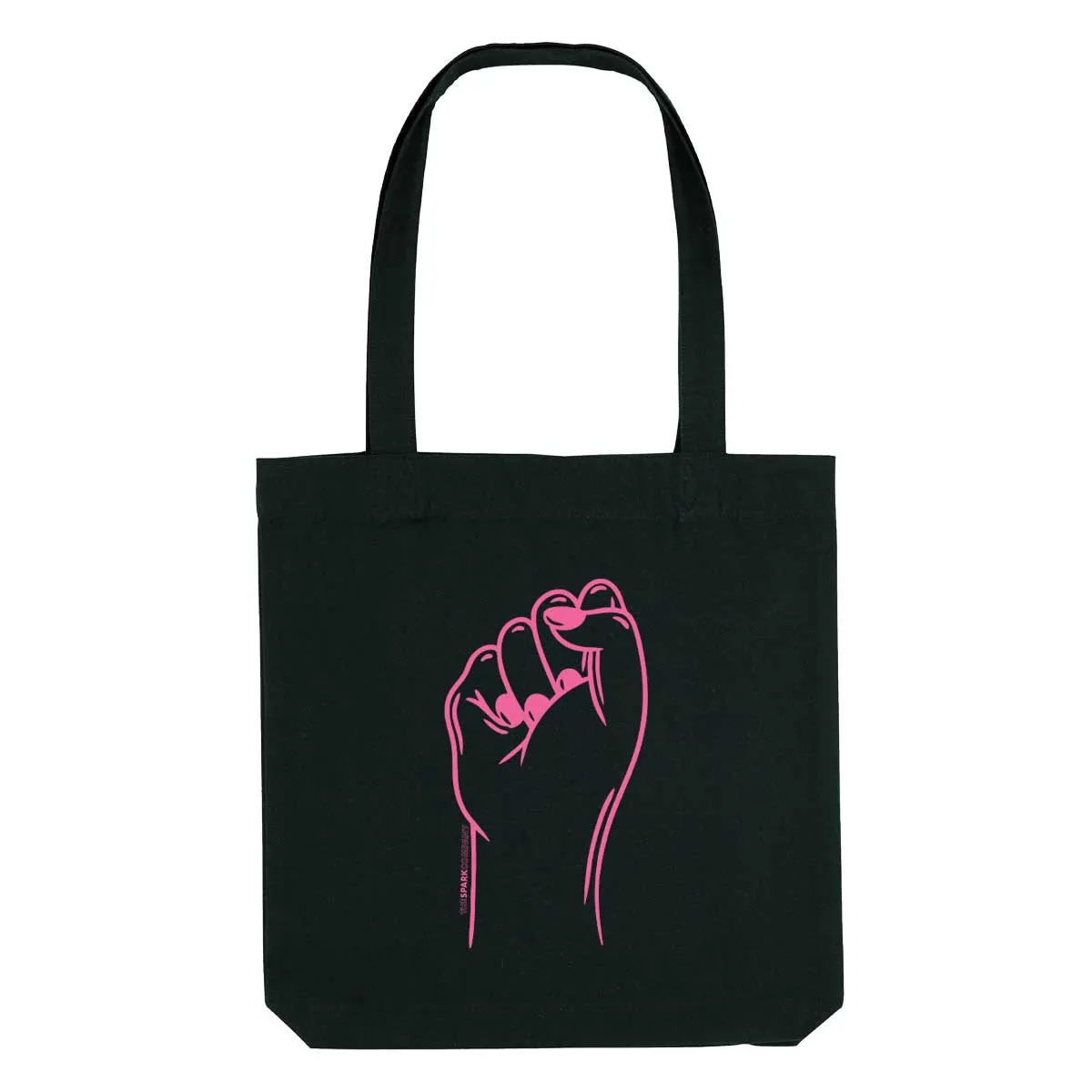 Feminist Fist Strong as Hell Tote Bag sold by The Spark Company