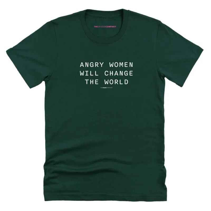 Angry Women Will Change The World T-Shirt sold by The Spark Company