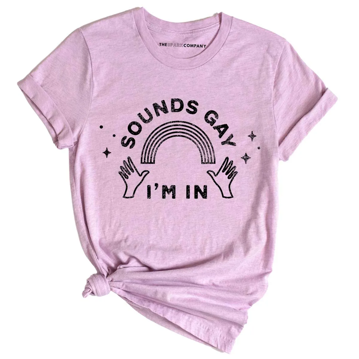 Distressed Sounds Gay T-Shirt sold by The Spark Company product image thumbnail 5