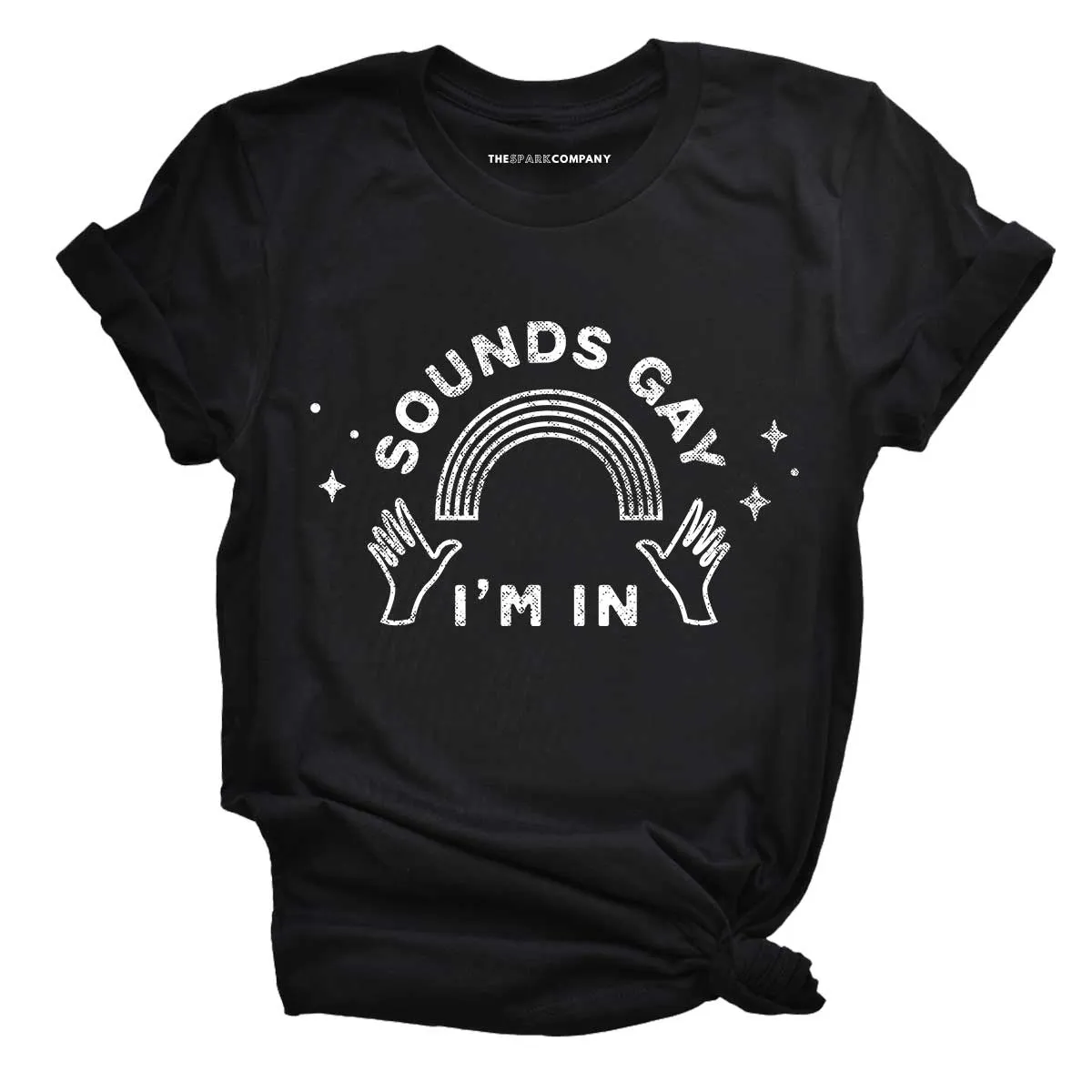 Distressed Sounds Gay T-Shirt sold by The Spark Company