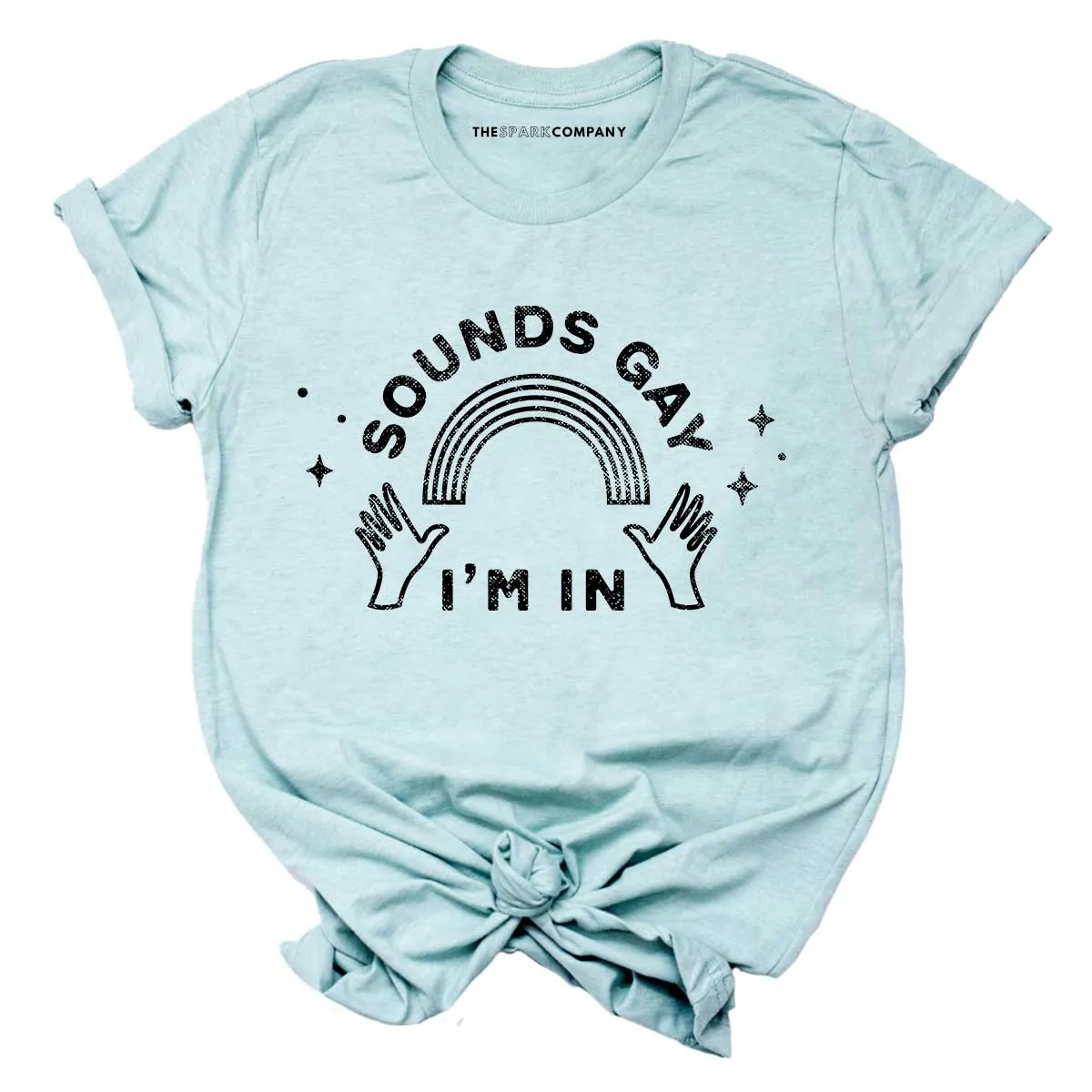 Distressed Sounds Gay T-Shirt sold by The Spark Company product image thumbnail 3
