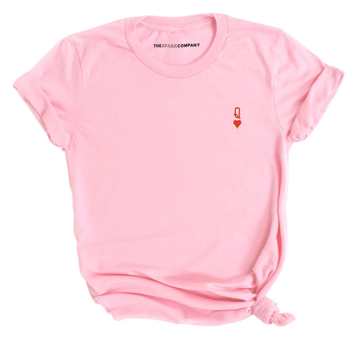 Queen Tiny Embroidery Detail T-Shirt sold by The Spark Company product image thumbnail 3