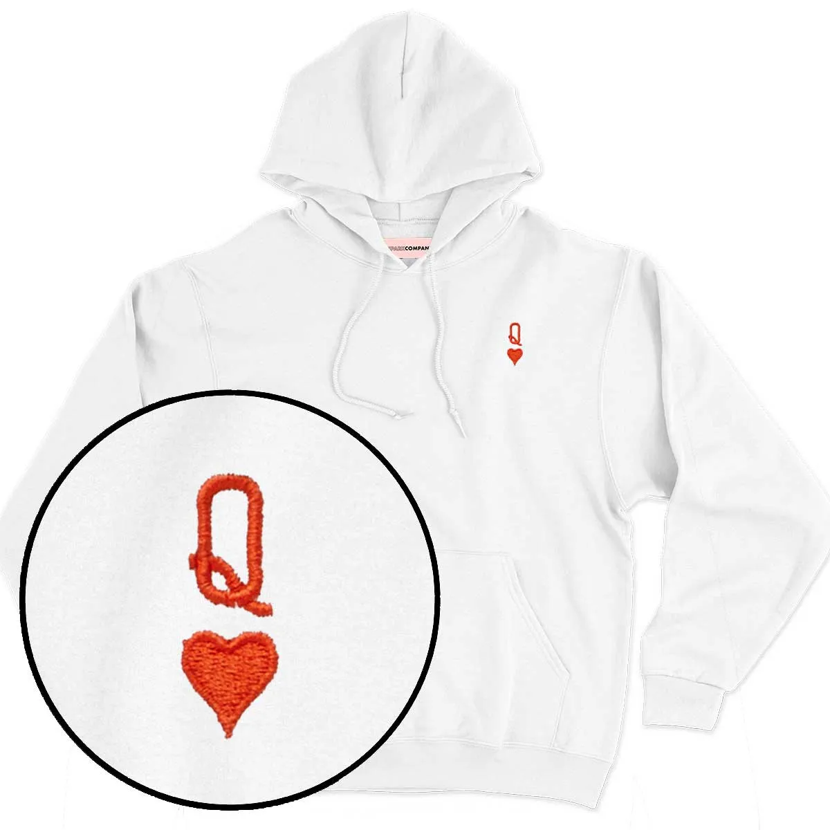 Queen Tiny Embroidery Detail Hoodie sold by The Spark Company product image thumbnail 4