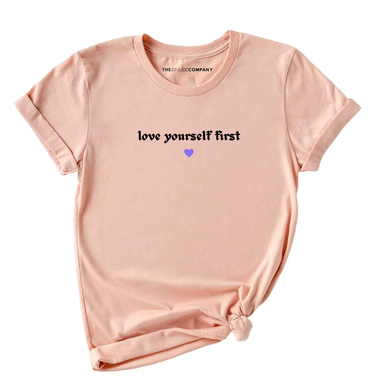 Love Yourself First T-Shirt sold by The Spark Company product image thumbnail 2
