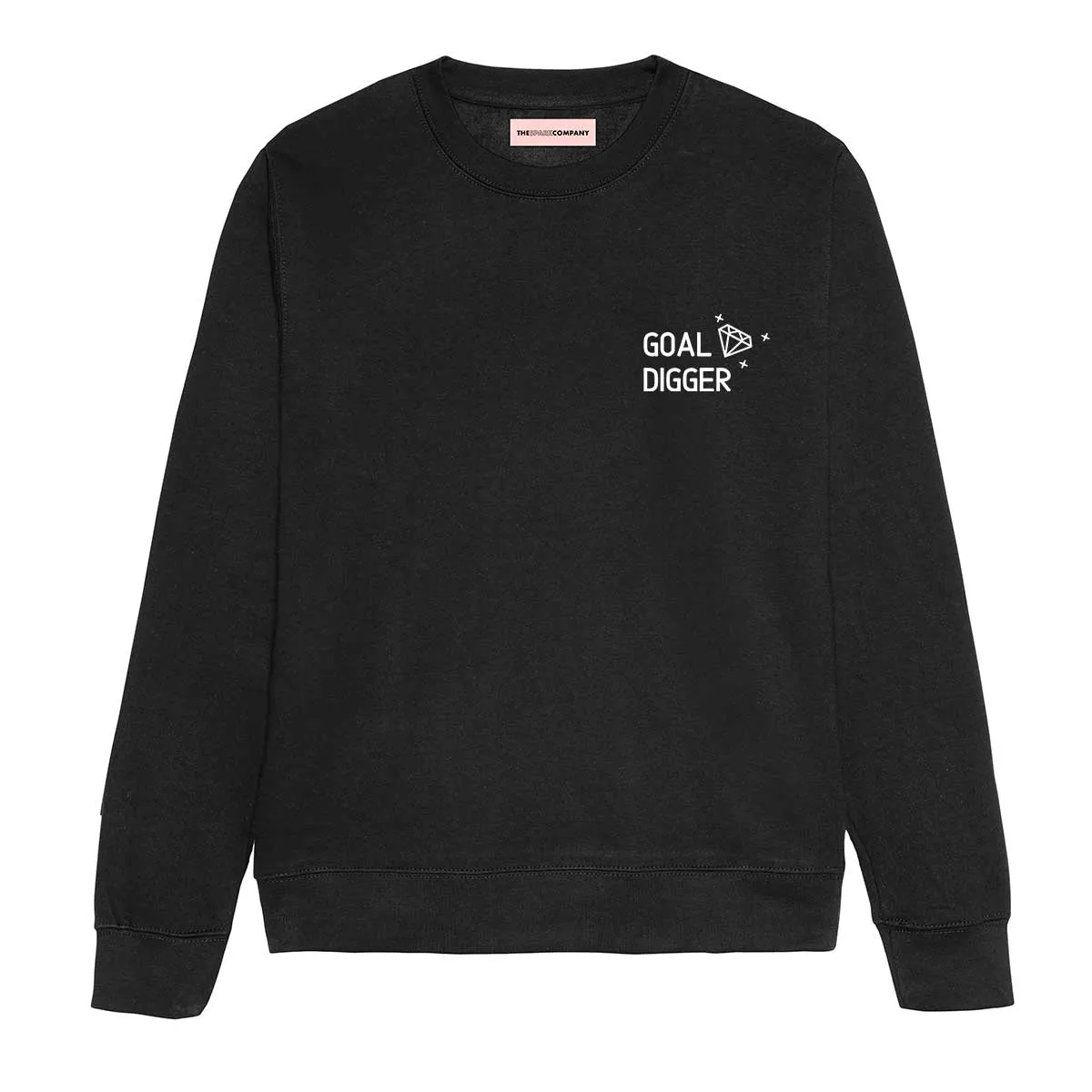 Goal Digger Embroidered Sweatshirt sold by The Spark Company