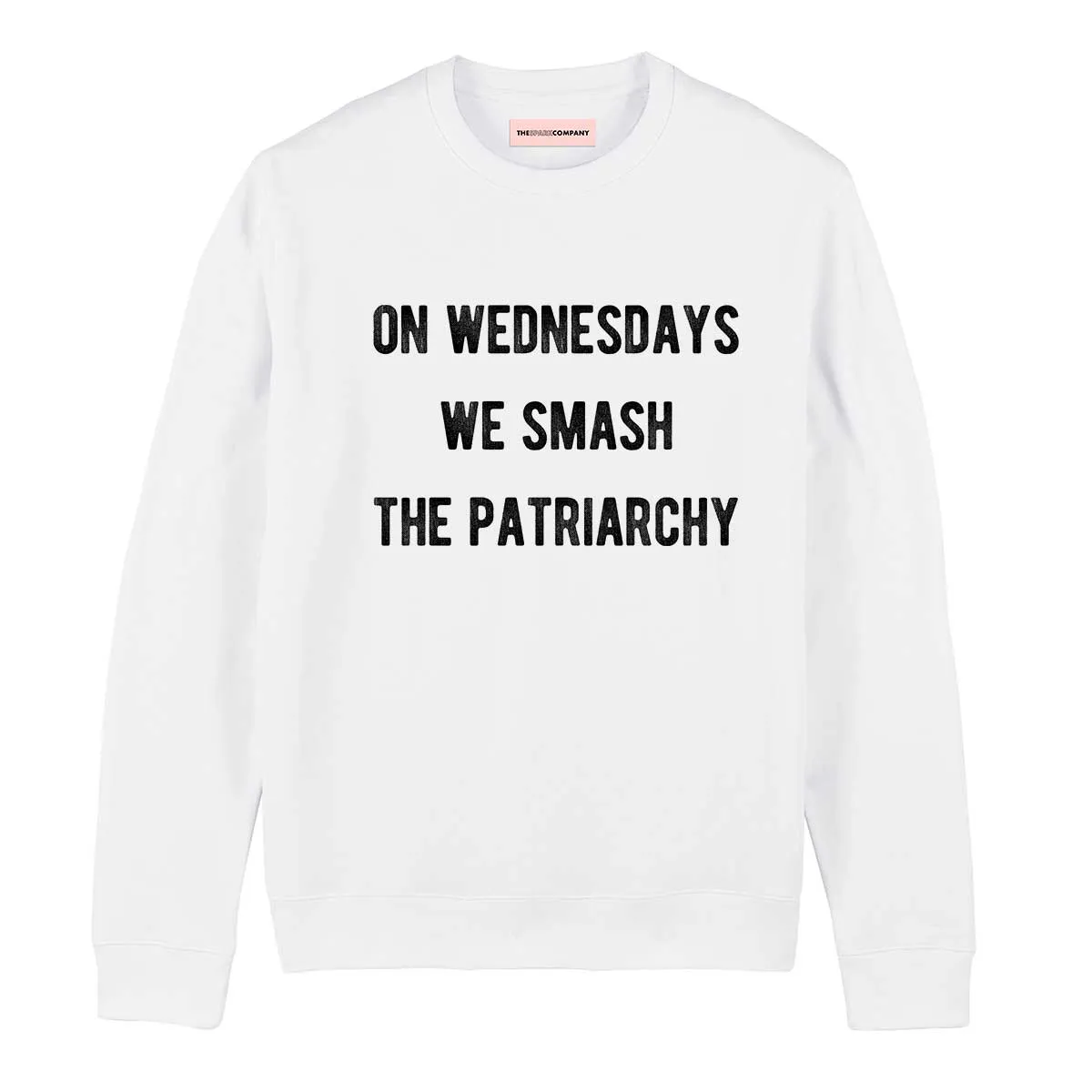 On Wednesdays We Smash The Patriarchy Sweatshirt sold by The Spark Company product image thumbnail 4
