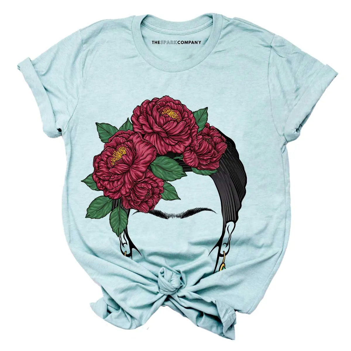 Frida Portrait T-Shirt sold by The Spark Company product image thumbnail 4