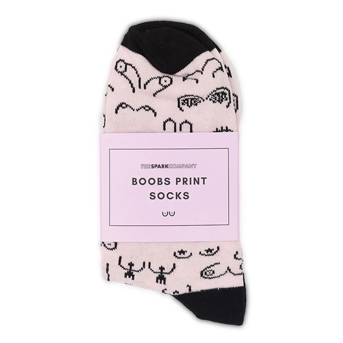 Boobs Print Socks sold by The Spark Company product image thumbnail 3