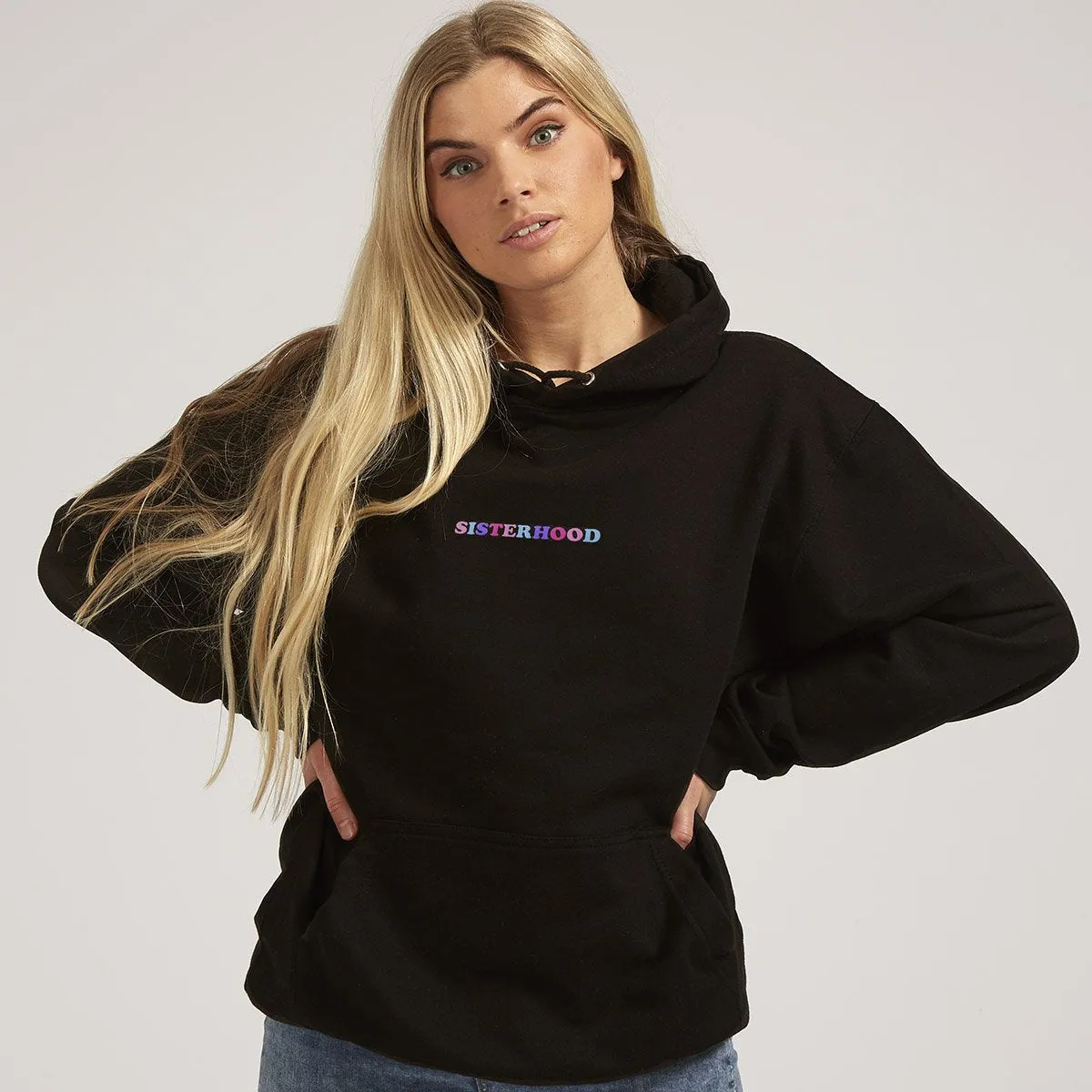 Sisterhood Embroidered Hoodie sold by The Spark Company product image thumbnail 2