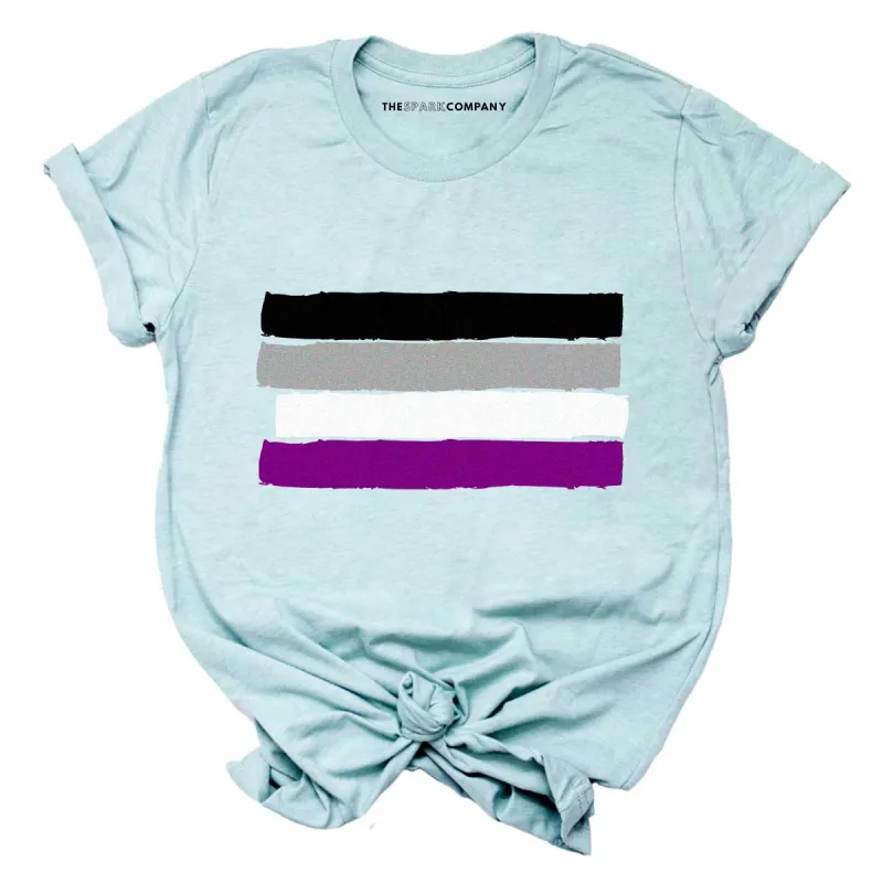 Ace Asexual Flag T-Shirt sold by The Spark Company
