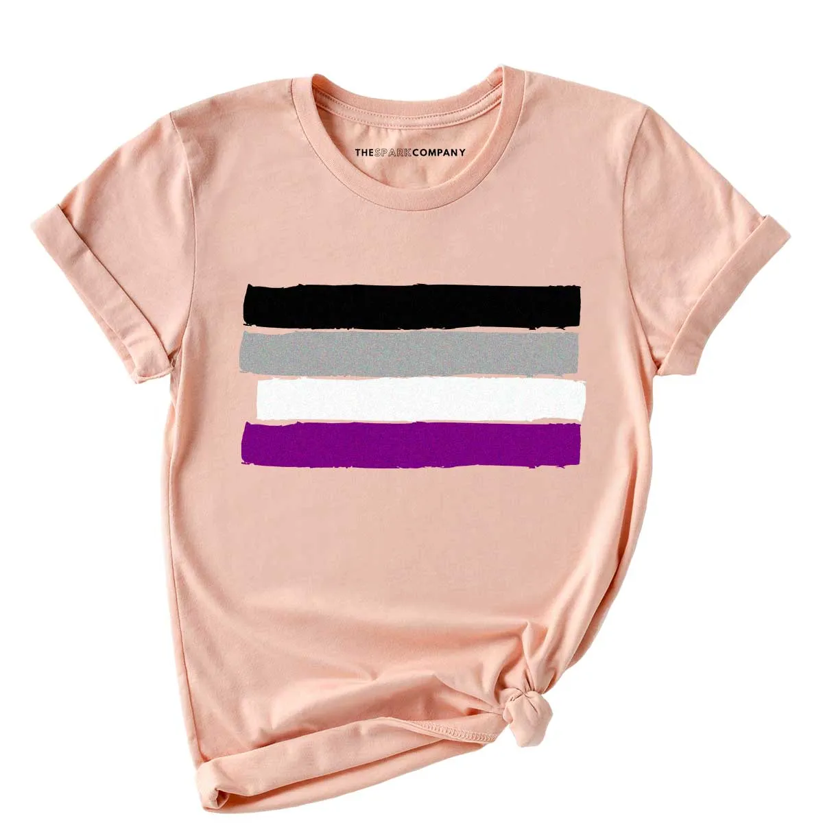 Ace Asexual Flag T-Shirt sold by The Spark Company product image thumbnail 2
