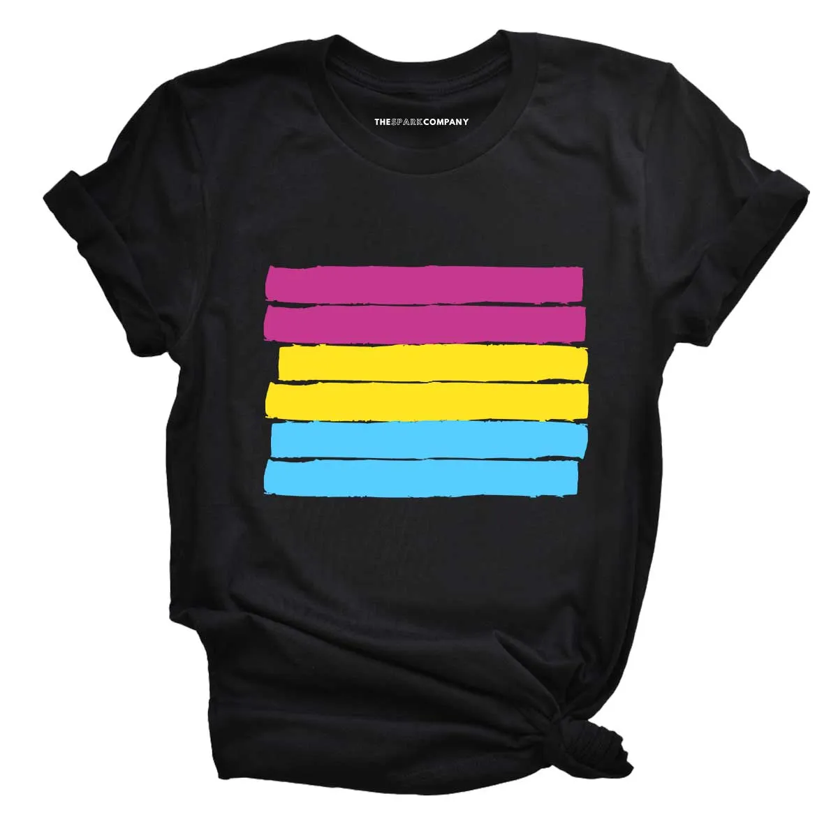 Pansexual Flag T-Shirt sold by The Spark Company