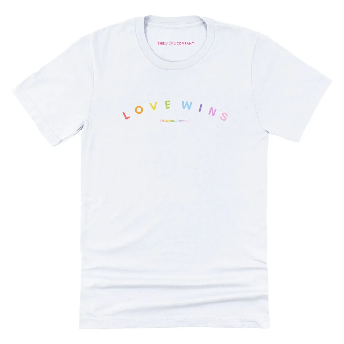 Love Wins Pastel Heart T-Shirt sold by The Spark Company
