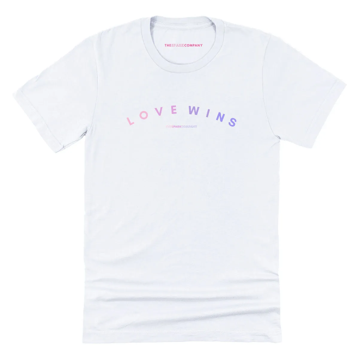 Love Wins Bisexual Colours T-Shirt sold by The Spark Company product image thumbnail 3